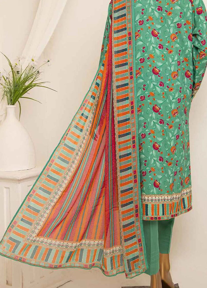 HZ Textiles Printed Viscose Suits Unstitched 3 Piece HZ25BD AVP-1101 - Winter Collection