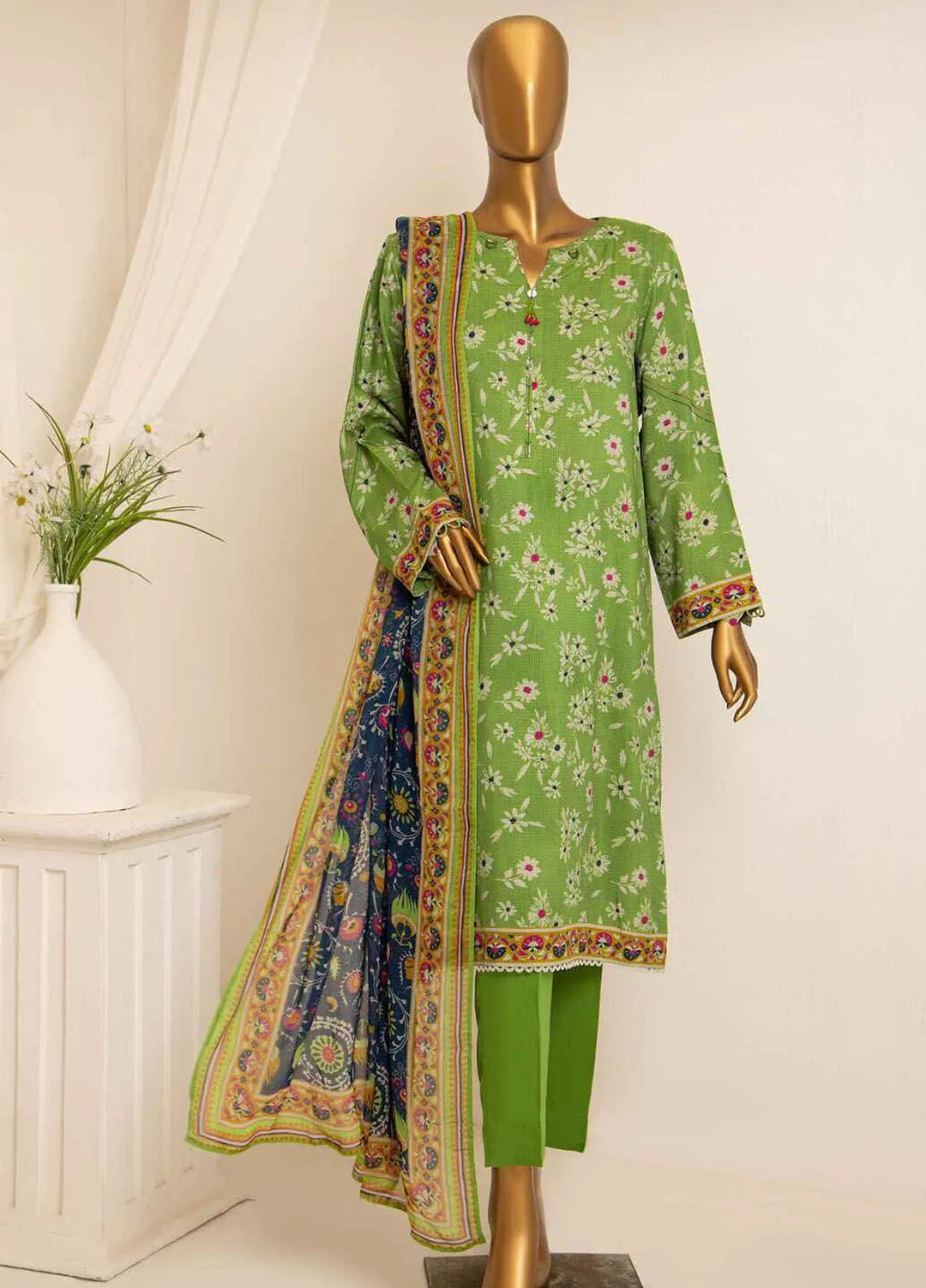 HZ Textiles Printed Viscose Suits Unstitched 3 Piece HZ25BD AVP-1104 - Winter Collection