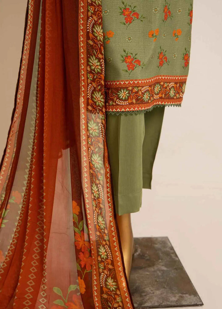 HZ Textiles Printed Viscose Suits Unstitched 3 Piece HZ25BD AVP-1108 - Winter Collection