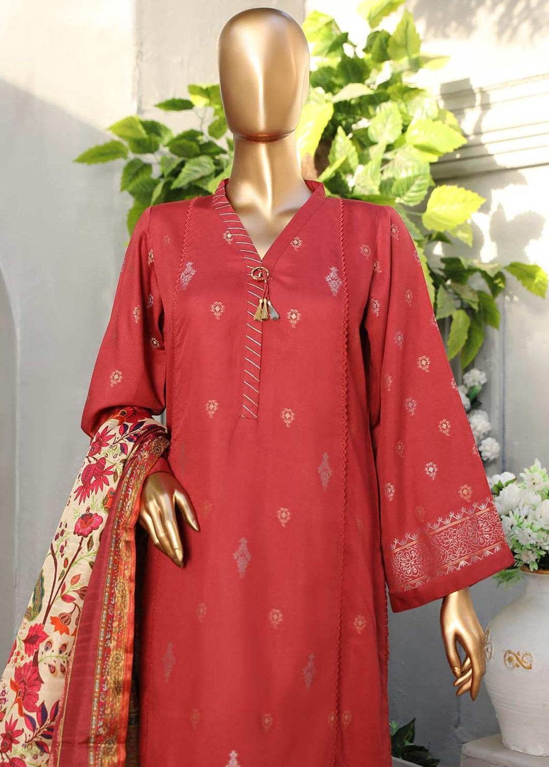 HZ Textiles Printed Viscose Suits Unstitched 3 Piece HZ22TV TVJ-02 - Winter Collection