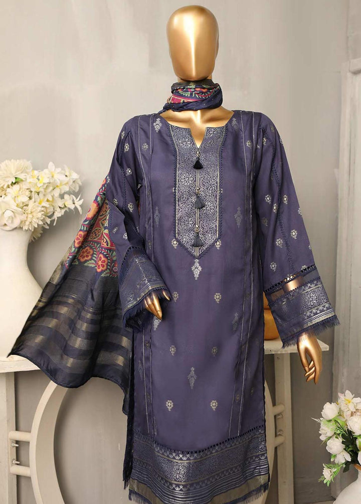 HZ Textiles Printed Viscose Suits Unstitched 3 Piece HZ22TV TVJ-05 - Winter Collection
