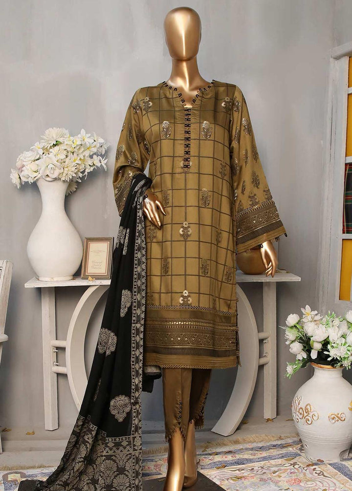 HZ Textiles Printed Viscose Suits Unstitched 3 Piece HZ22TV TVJ-07 - Winter Collection