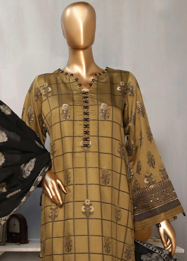 HZ Textiles Printed Viscose Suits Unstitched 3 Piece HZ22TV TVJ-07 - Winter Collection