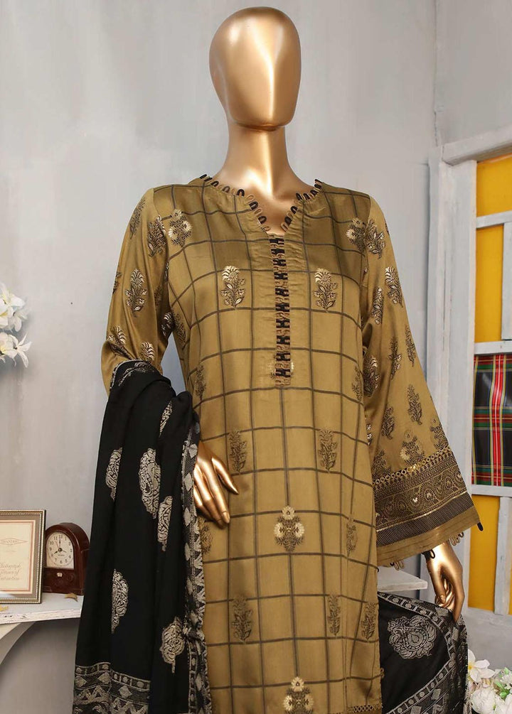 HZ Textiles Printed Viscose Suits Unstitched 3 Piece HZ22TV TVJ-07 - Winter Collection