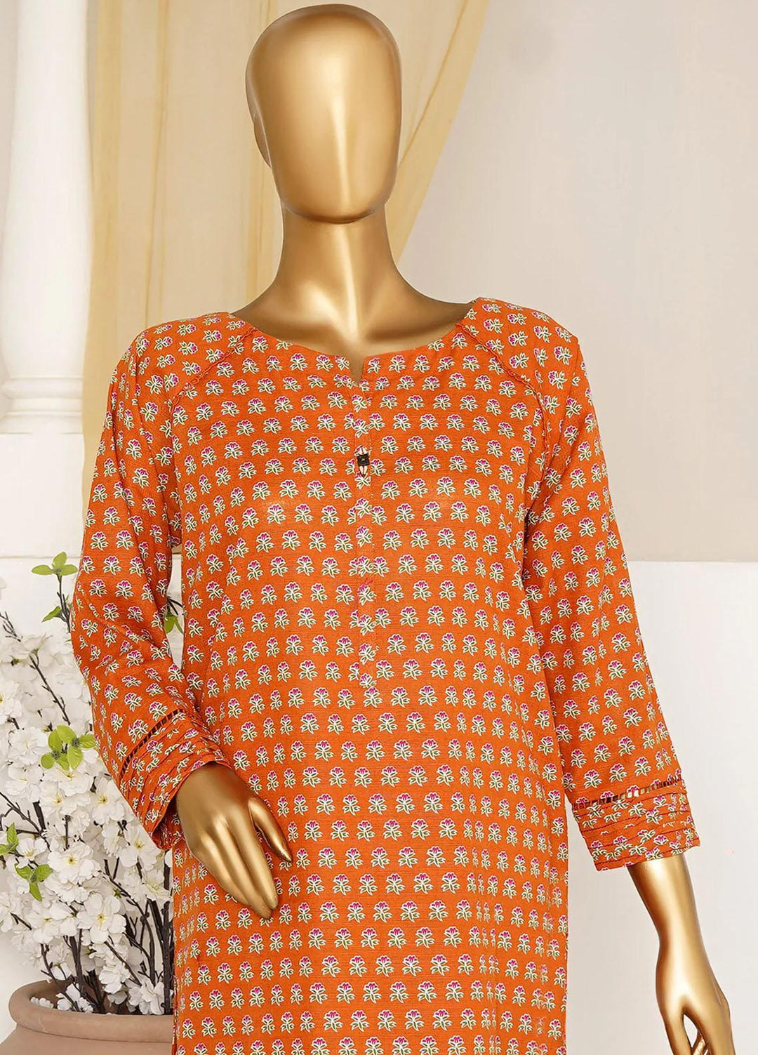 HZ Textiles Printed Khaddar Suits Unstitched 2 Pece HZ23KS PKS-1003-A - Winter Collection