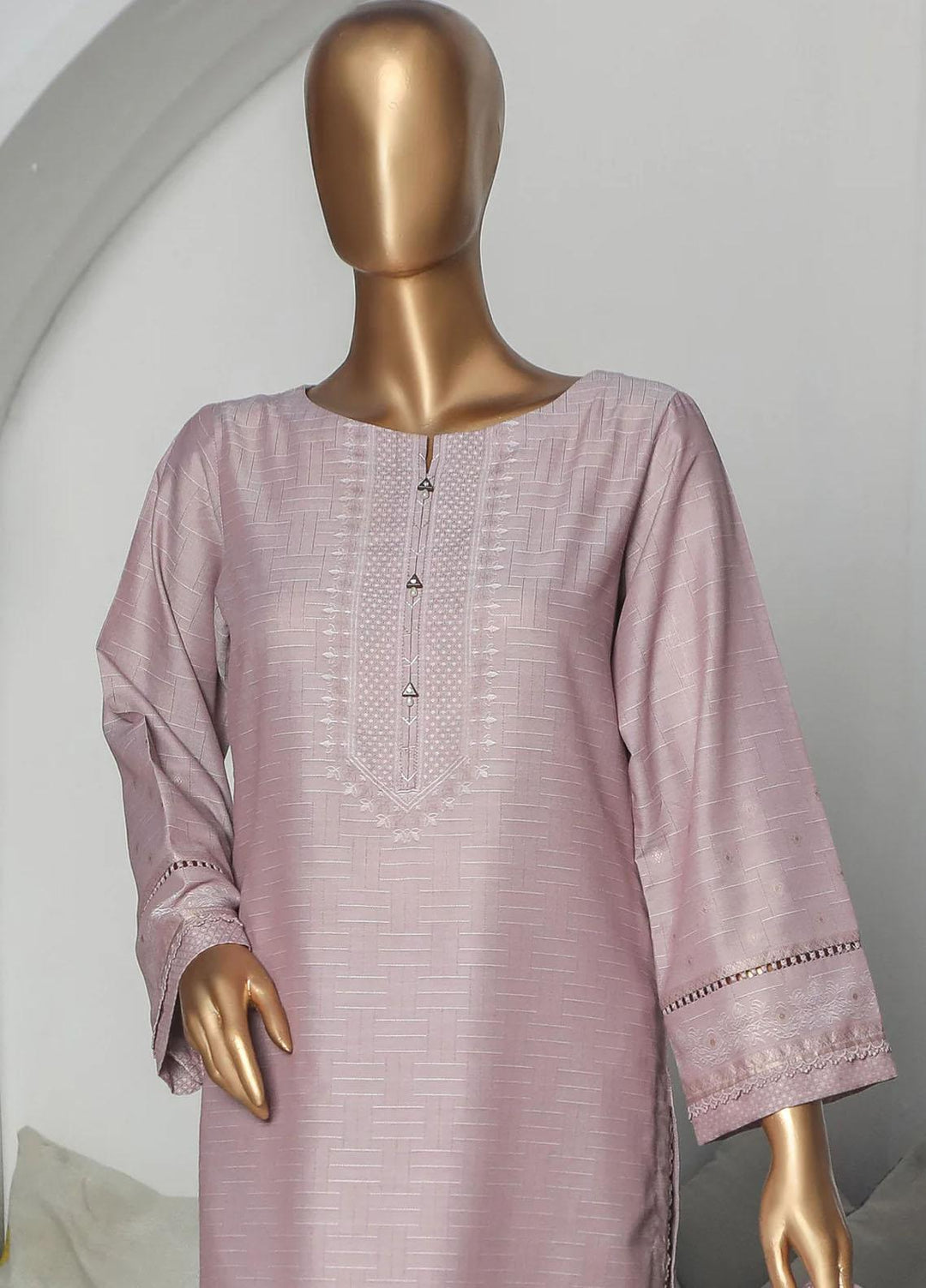 HZ Textiles Printed Jacquard Suits Unstitched 3 Piece HZ23VC VJ-03 - Winter Collection