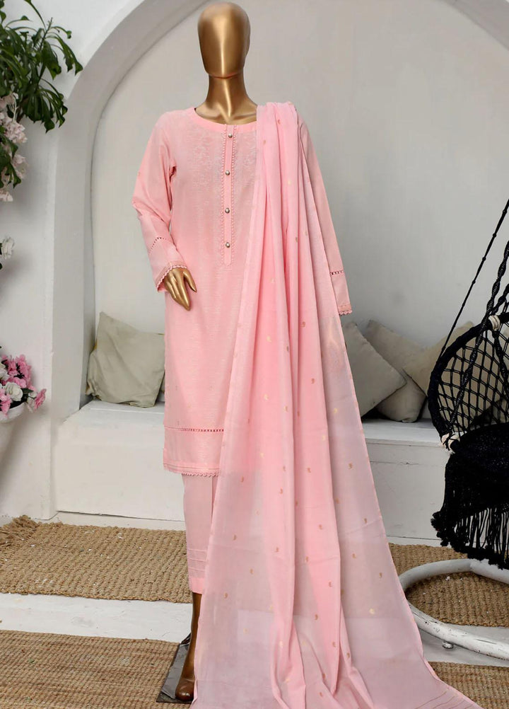 HZ Textiles Printed Jacquard Suits Unstitched 3 Piece HZ23VC VJ-09 - Winter Collection