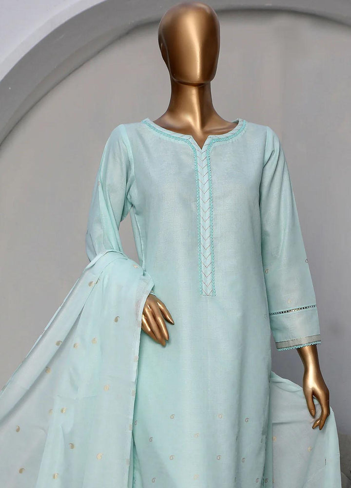 HZ Textiles Printed Jacquard Suits Unstitched 3 Piece HZ23VC VJ-10 - Winter Collection