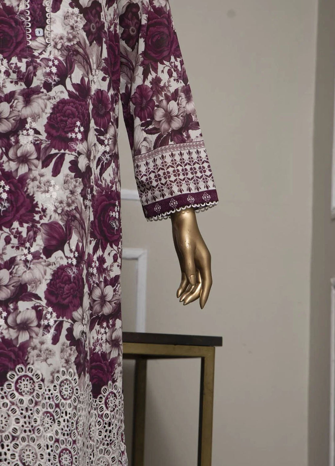 HZ Textiles Embroidered Lawn Suits Unstitched 3 Piece HZ25LE PLK-1029 - Summer Collection