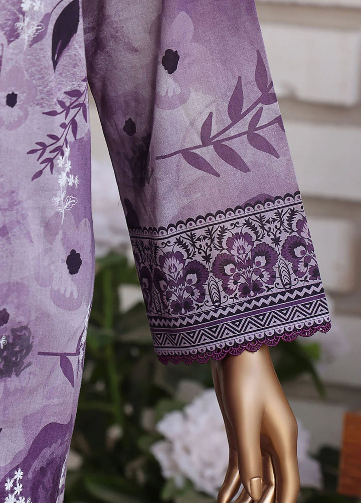 HZ Textiles Embroidered Lawn Suits Unstitched 3 Piece HZ25LE PLK-1030 - Summer Collection