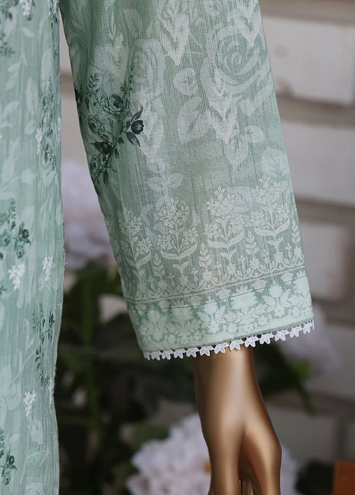 HZ Textiles Embroidered Lawn Suits Unstitched 3 Piece HZ25LE PLK-812 - Summer Collection