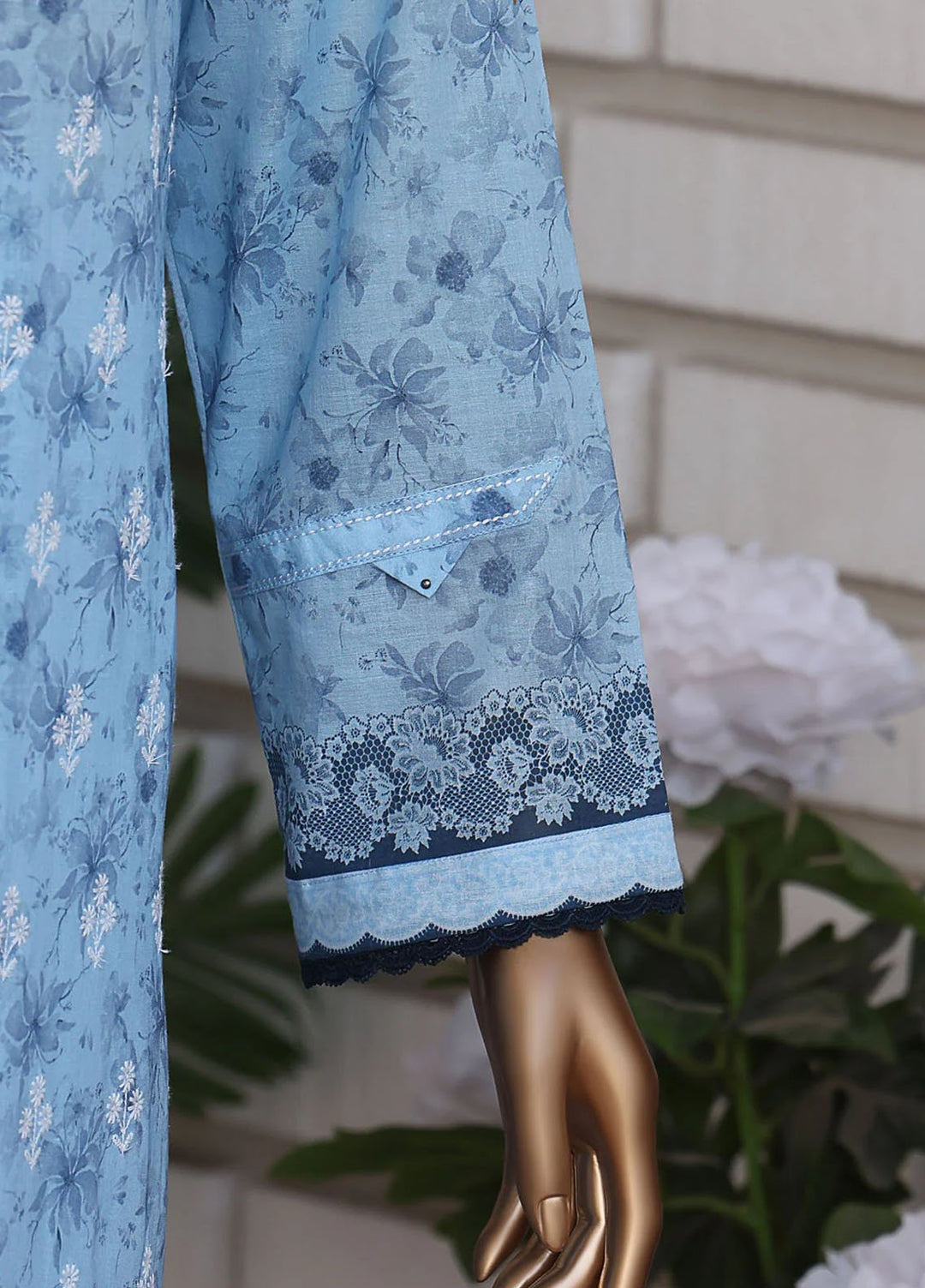 HZ Textiles Embroidered Lawn Suits Unstitched 3 Piece HZ25LE PLK-817 - Summer Collection