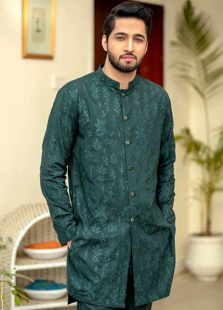Ibtada E Ishq By Ahmad Raza Wash N Wear Embroidered Men Kurta Pajama - AR-5001