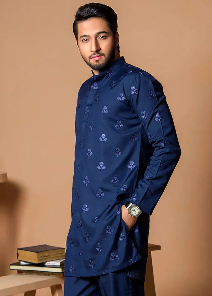 Ibtada E Ishq By Ahmad Raza Wash N Wear Embroidered Men Kurta Pajama - AR-5008