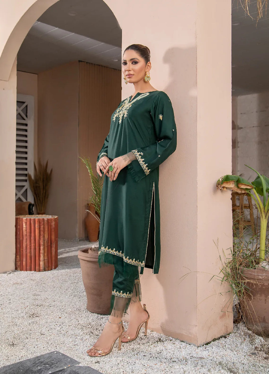 Ibtadda By Pashmire Pret Embroidered Viscose 2 Piece Suit Aman