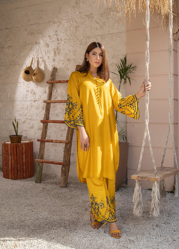 Ibtadda By Pashmire Pret Embroidered Viscose 2 Piece Suit Shamsa