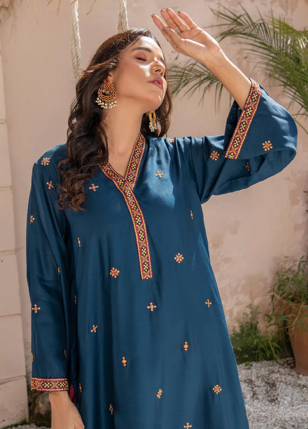 Ibtadda By Pashmire Pret Embroidered Viscose 2 Piece Suit Ufaq