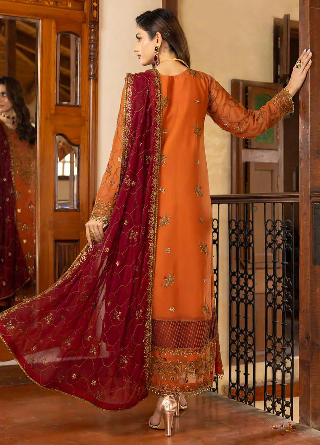 Ibtida By Kanwal Zainab Embroidered Chiffon Suits Unstitched 3 Piece KZ24I KZ-24002 Riwaayat - Formal Collection