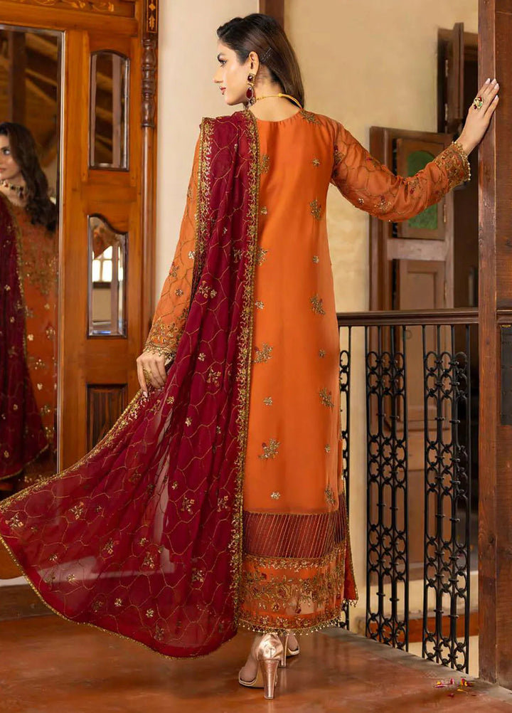 Ibtida By Kanwal Zainab Embroidered Chiffon Suits Unstitched 3 Piece KZ24I KZ-24002 Riwaayat - Formal Collection
