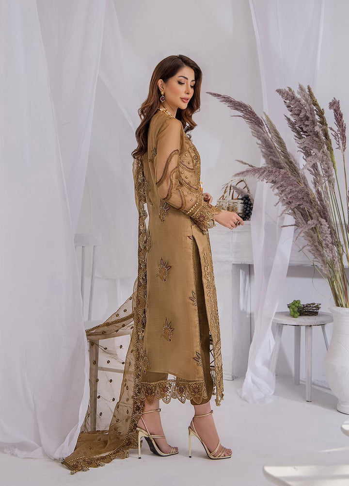 Ibtidaa by Awwal Embroidered Organza Suits Unstitched 4 Piece AW22I 05 - Formal Collection
