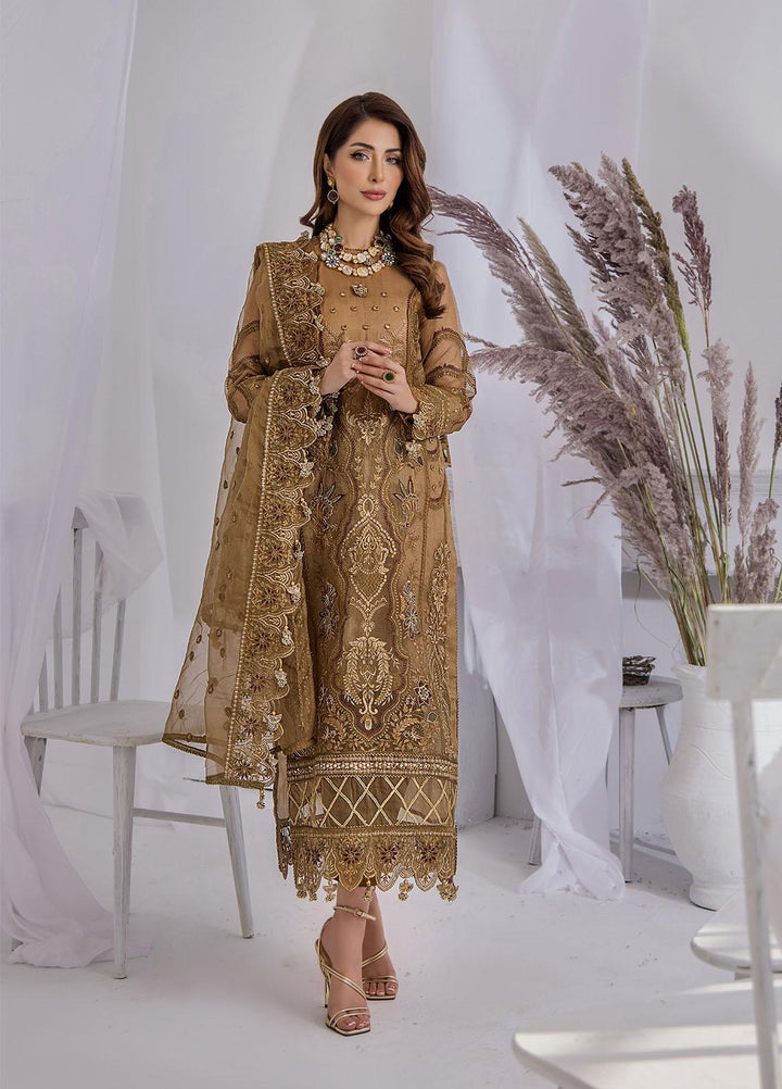 Ibtidaa by Awwal Embroidered Organza Suits Unstitched 4 Piece AW22I 05 - Formal Collection