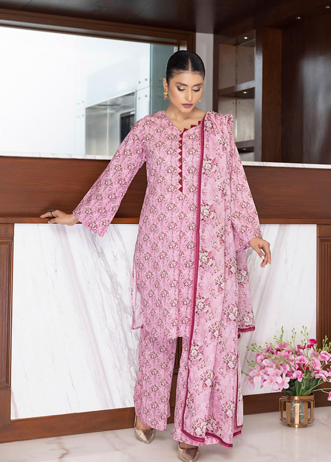 Identic By Regalia Textiles Printed  Suits Unstitched 3 Piece RGT22I ISE-10 - Winter Collection