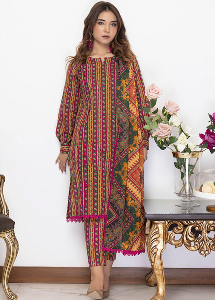 Identic By Regalia Textiles Printed  Suits Unstitched 3 Piece RGT22I ISE-11 - Winter Collection
