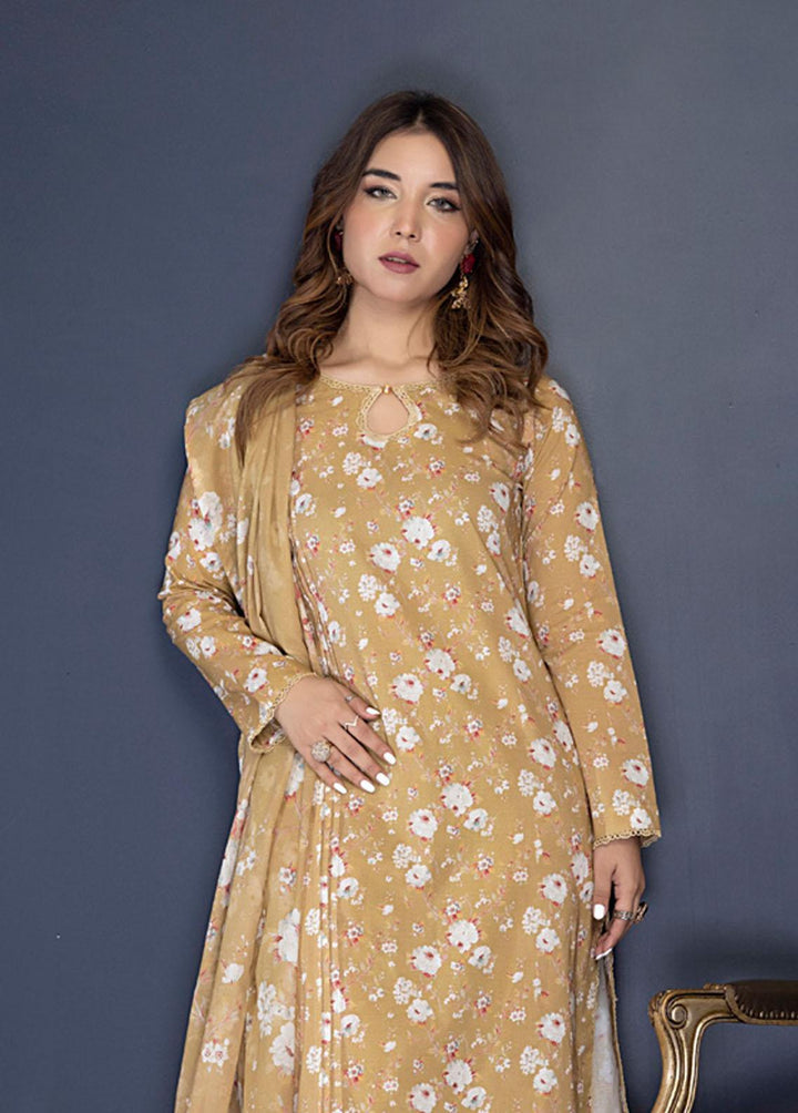 Identic By Regalia Textiles Printed  Suits Unstitched 3 Piece RGT22I ISE-12 - Winter Collection