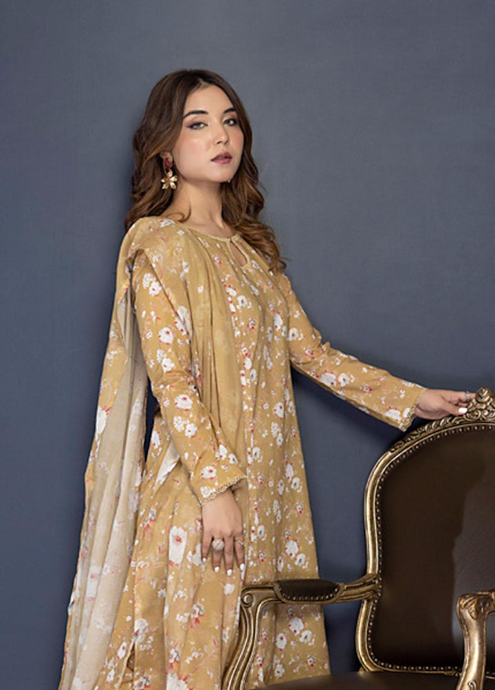 Identic By Regalia Textiles Printed  Suits Unstitched 3 Piece RGT22I ISE-12 - Winter Collection