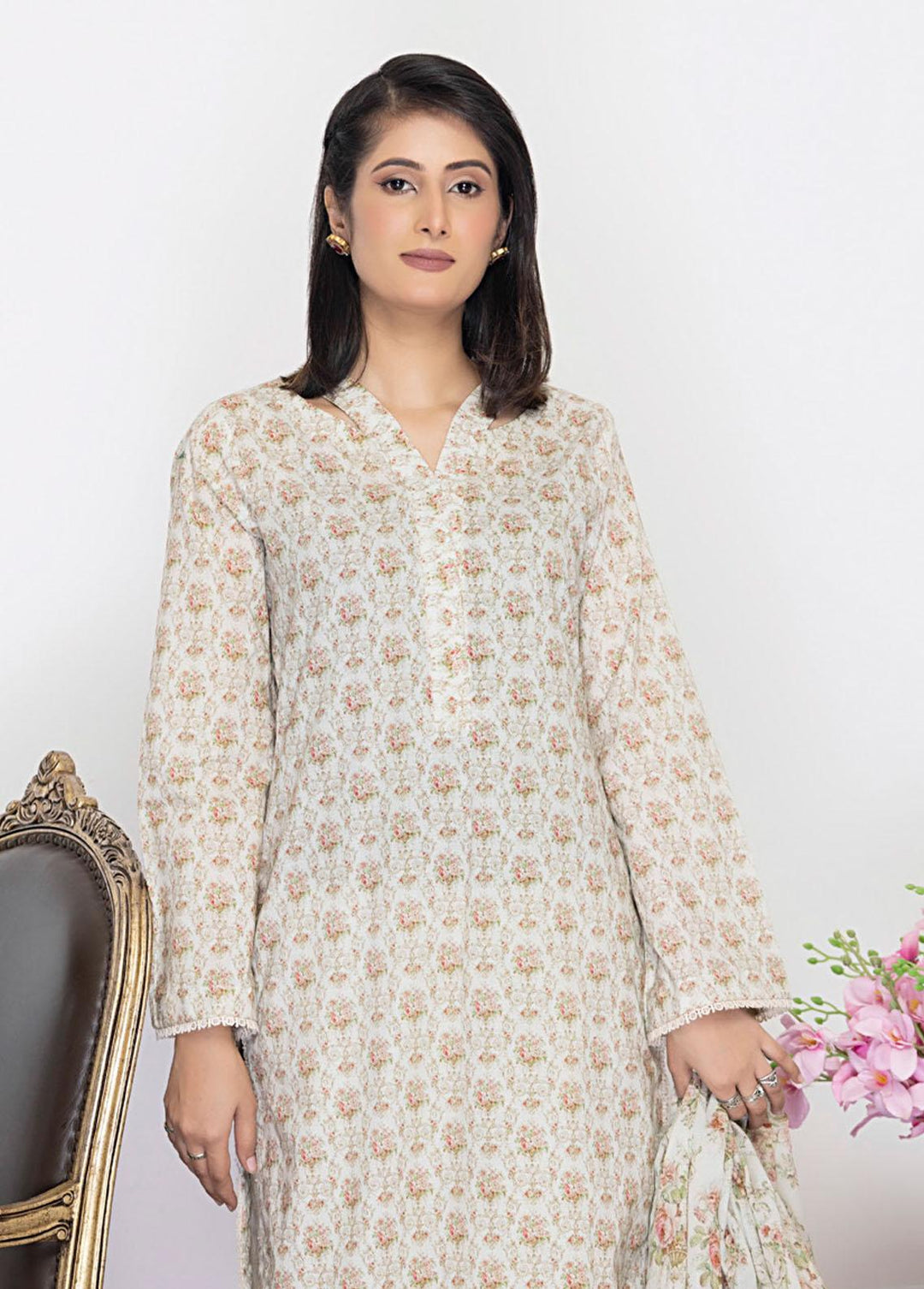 Identic By Regalia Textiles Printed  Suits Unstitched 3 Piece RGT22I ISE-14 - Winter Collection