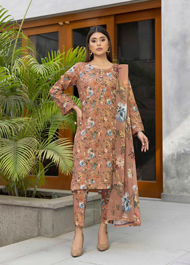 Identic By Regalia Textiles Printed  Suits Unstitched 3 Piece RGT22I ISE-3 - Winter Collection