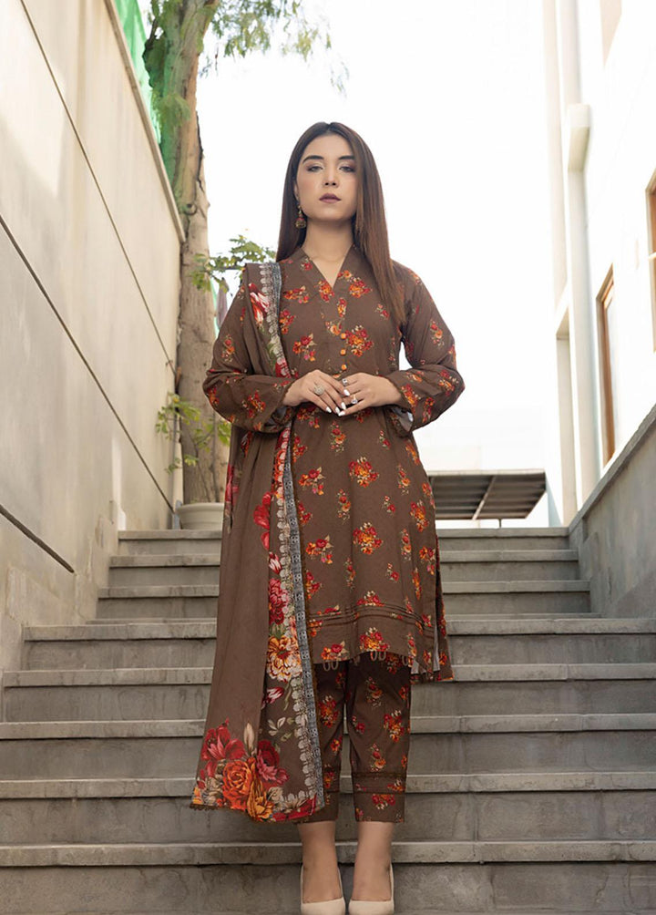 Identic By Regalia Textiles Printed  Suits Unstitched 3 Piece RGT22I ISE-4 - Winter Collection