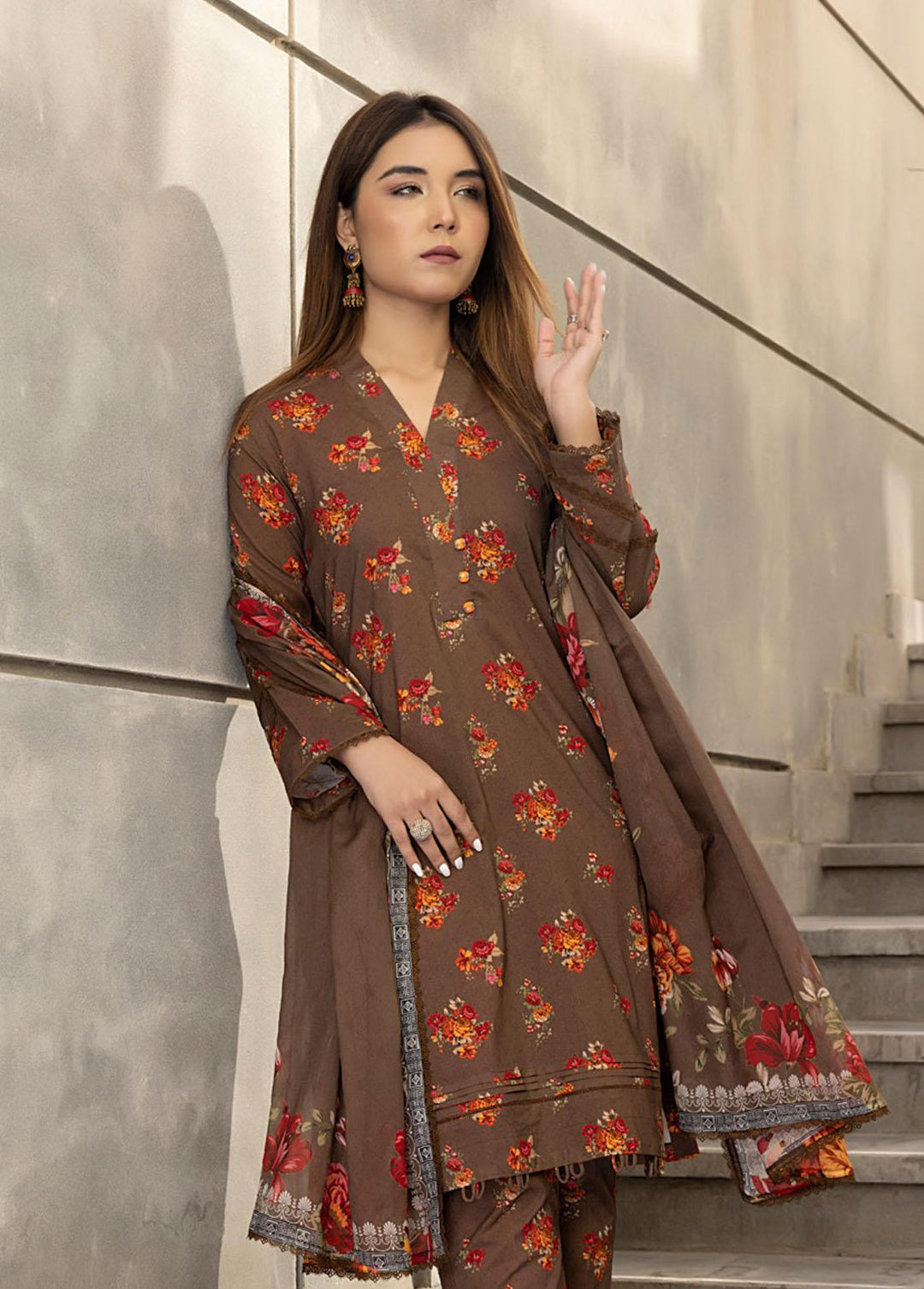 Identic By Regalia Textiles Printed  Suits Unstitched 3 Piece RGT22I ISE-4 - Winter Collection