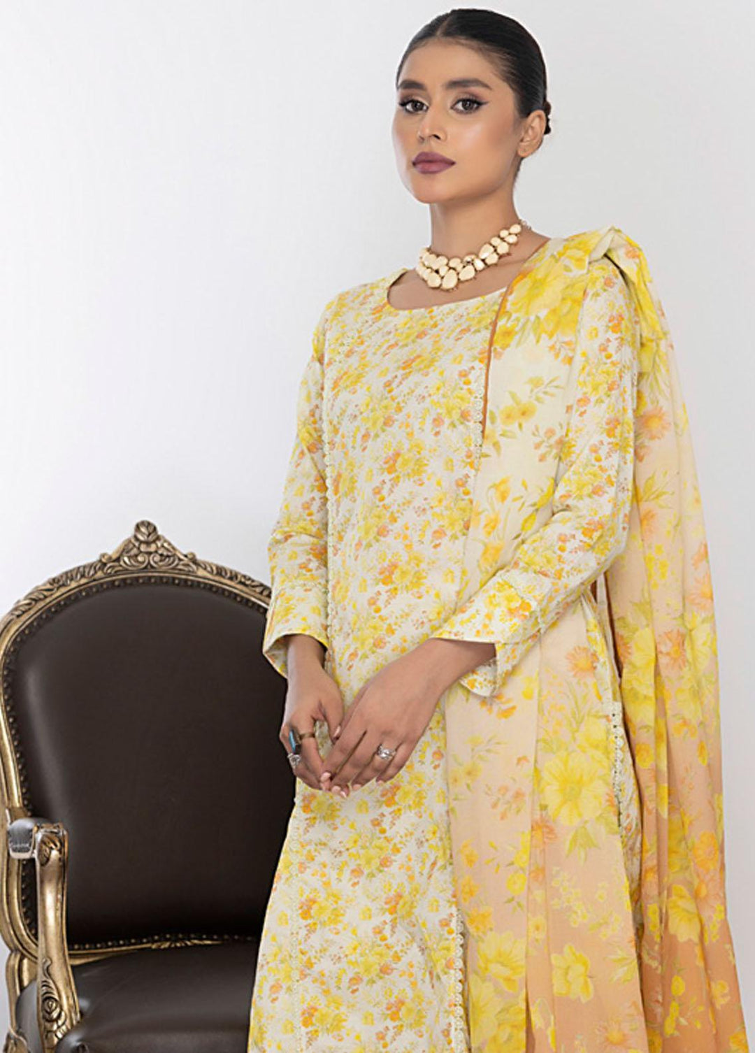 Identic By Regalia Textiles Printed  Suits Unstitched 3 Piece RGT22I ISE-8 - Winter Collection