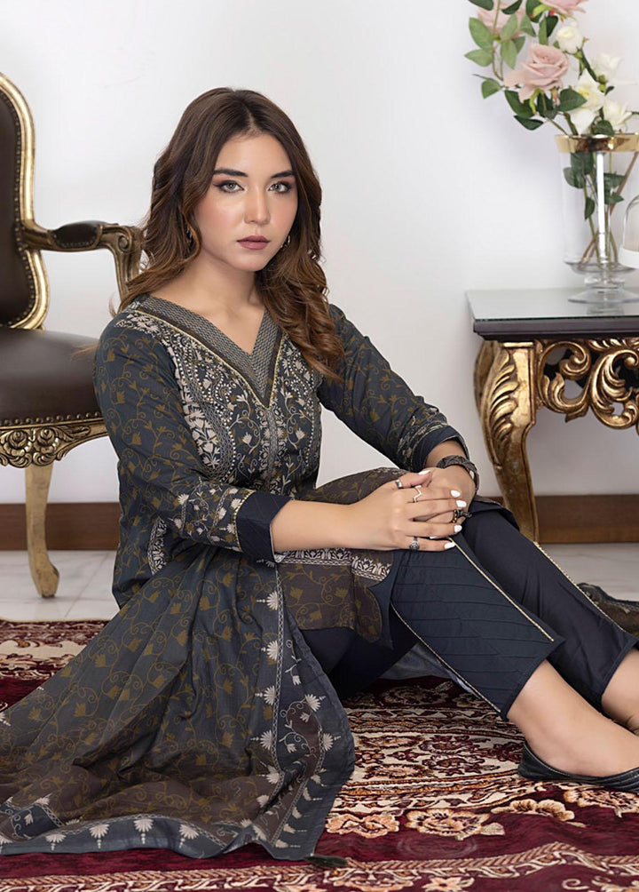 Identic By Regalia Textiles Printed  Suits Unstitched 3 Piece RGT22I ISE-9 - Winter Collection