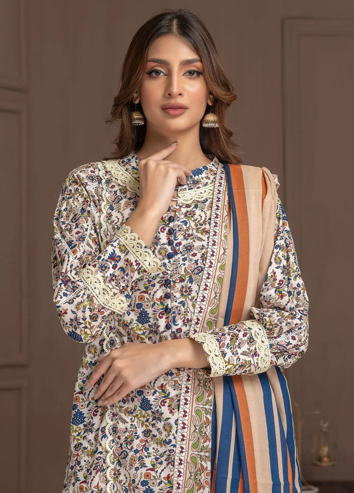 Identic Separates By Regalia Textile Printed Lawn Suit Unstitched 3 Piece RGT24I21 IDS21-1 - Summer Collection