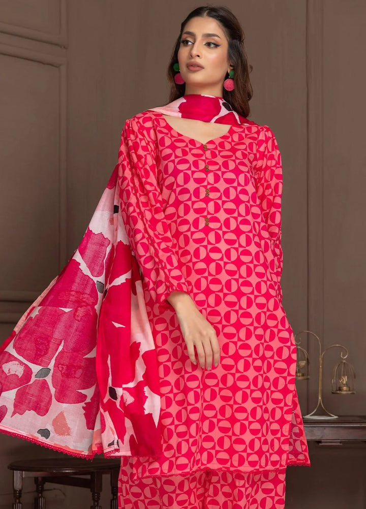 Identic Separates By Regalia Textile Printed Lawn Suit Unstitched 3 Piece RGT24I21 IDS21-2 - Summer Collection