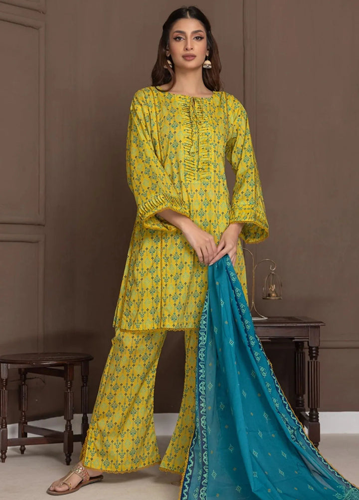 Identic Separates By Regalia Textile Printed Lawn Suit Unstitched 3 Piece RGT24I21 IDS21-4 - Summer Collection