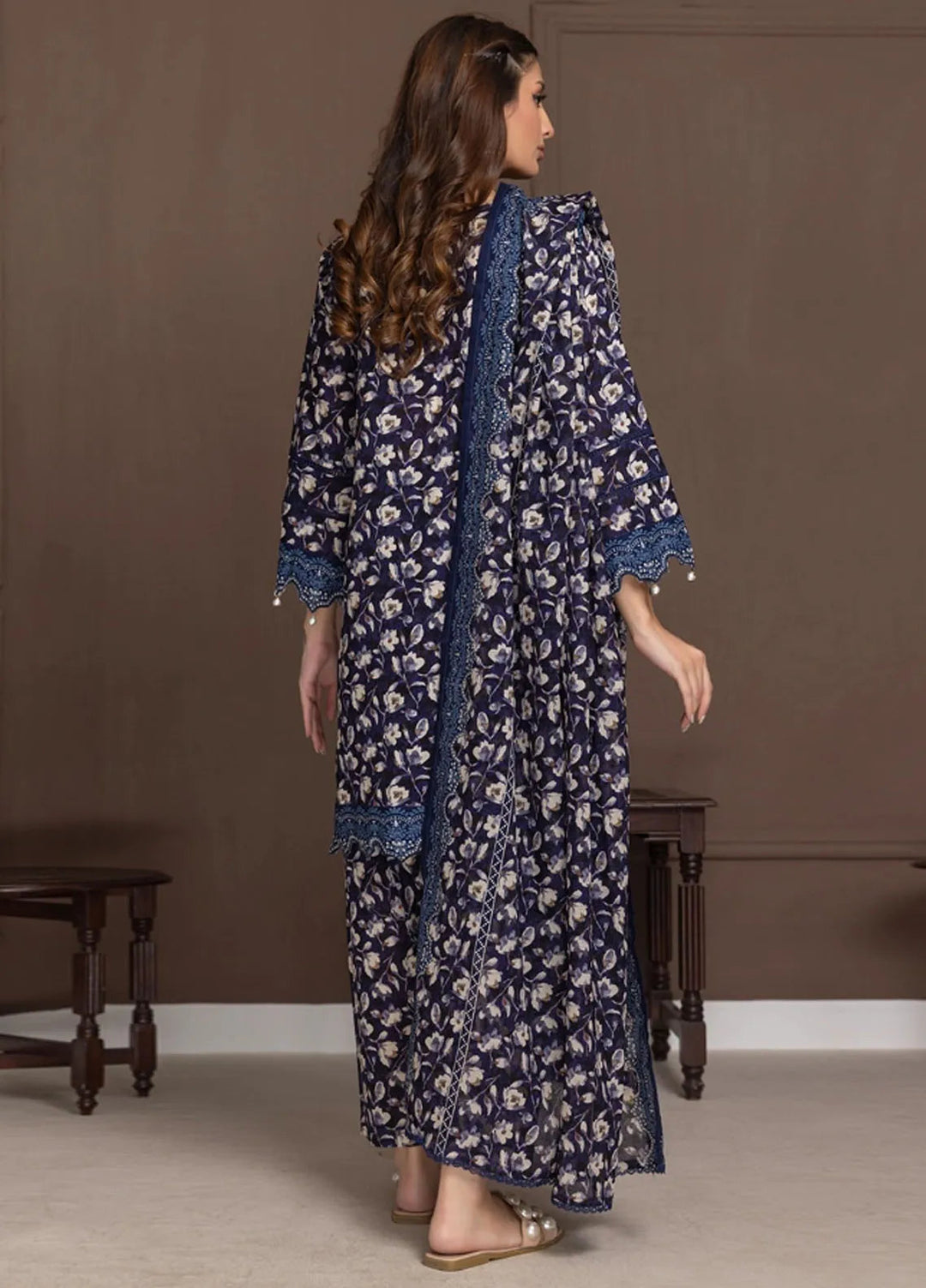 Identic Separates By Regalia Textile Printed Lawn Suit Unstitched 3 Piece RGT24I21 IDS21-5 - Summer Collection