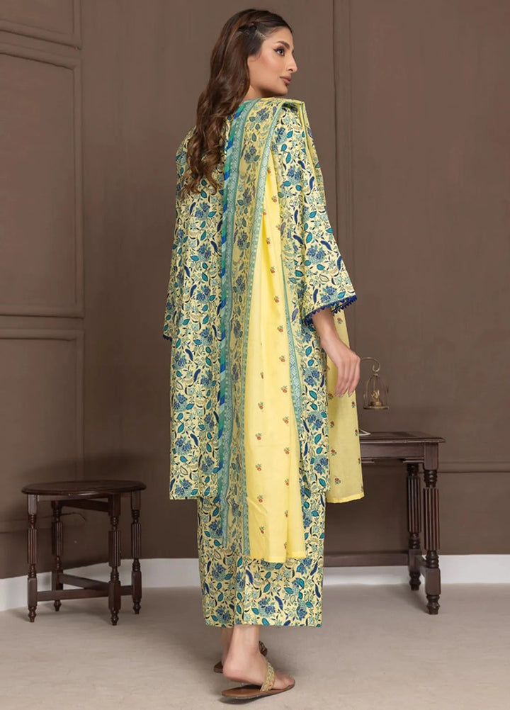 Identic Separates By Regalia Textile Printed Lawn Suit Unstitched 3 Piece RGT24I21 IDS21-6 - Summer Collection