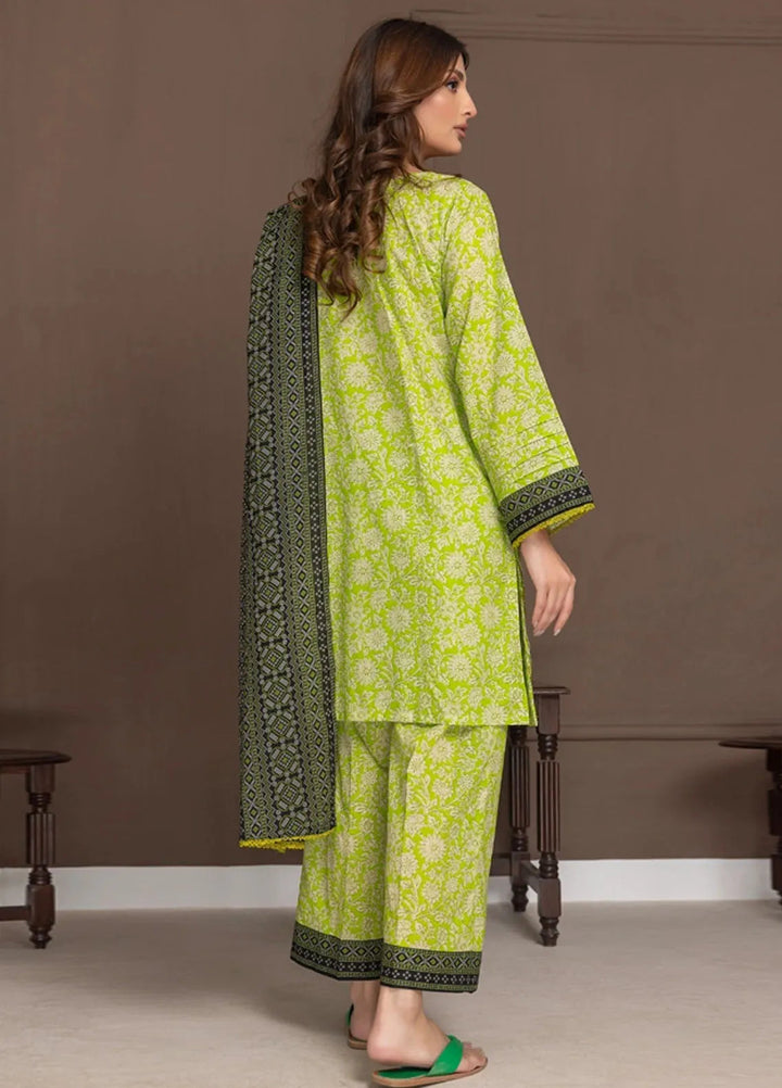 Identic Separates By Regalia Textile Printed Lawn Suit Unstitched 3 Piece RGT24I21 IDS21-9 - Summer Collection