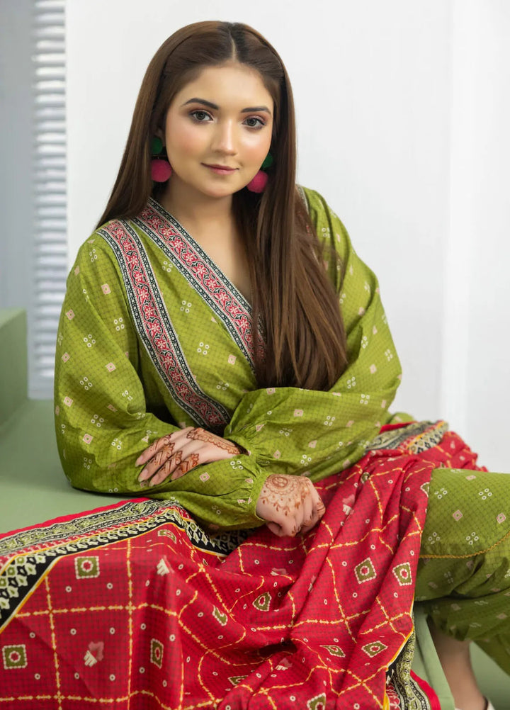 Identic Separates By Regalia Textile Printed Lawn Suit Unstitched 3 Piece RGT24IS D-05 - Summer Collection