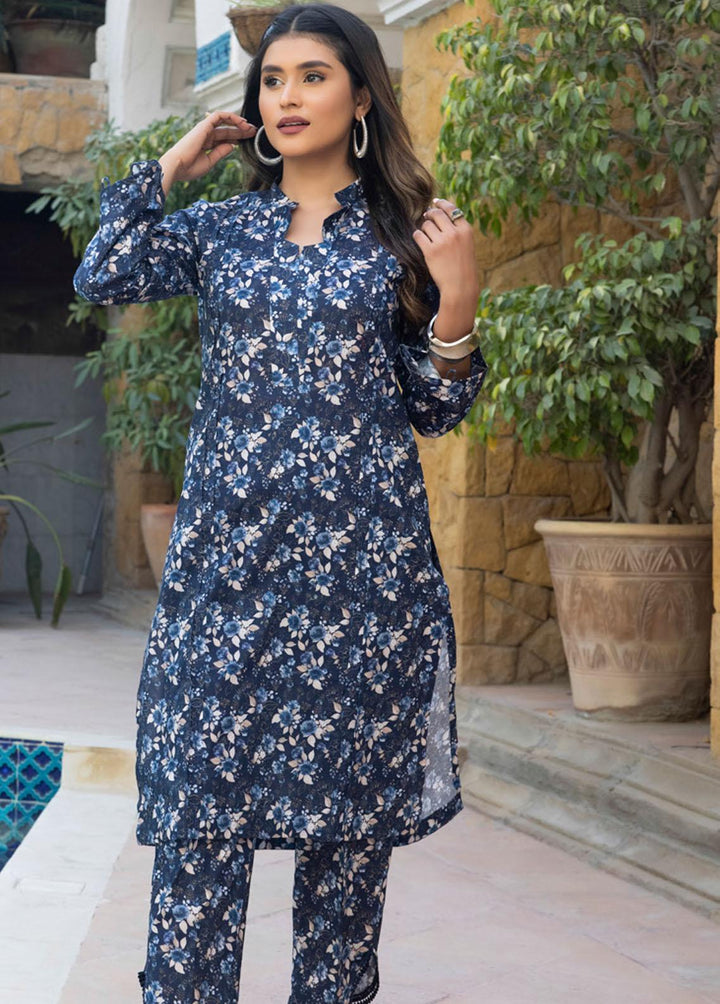 Identic Separates By Regalia Textiles Printed  Suits Unstitched 2 Piece RGT23I 01 - Summer Collection