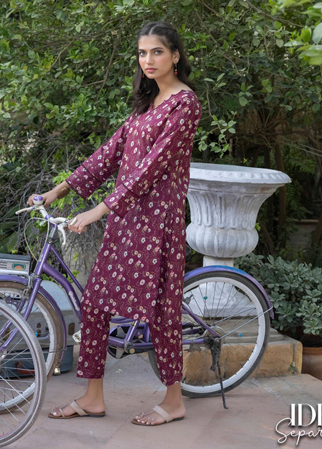Identic Separates By Regalia Textiles Printed  Suits Unstitched 2 Piece RGT23I 13 - Summer Collection