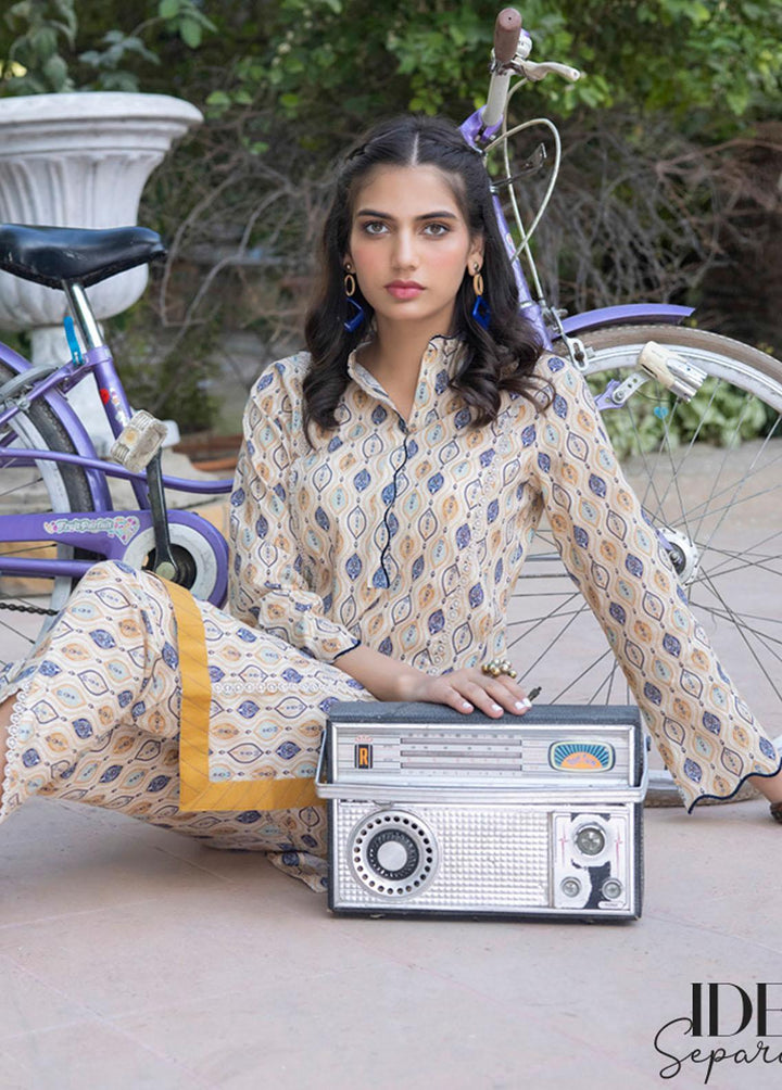 Identic Separates By Regalia Textiles Printed  Suits Unstitched 2 Piece RGT23I 15 - Summer Collection