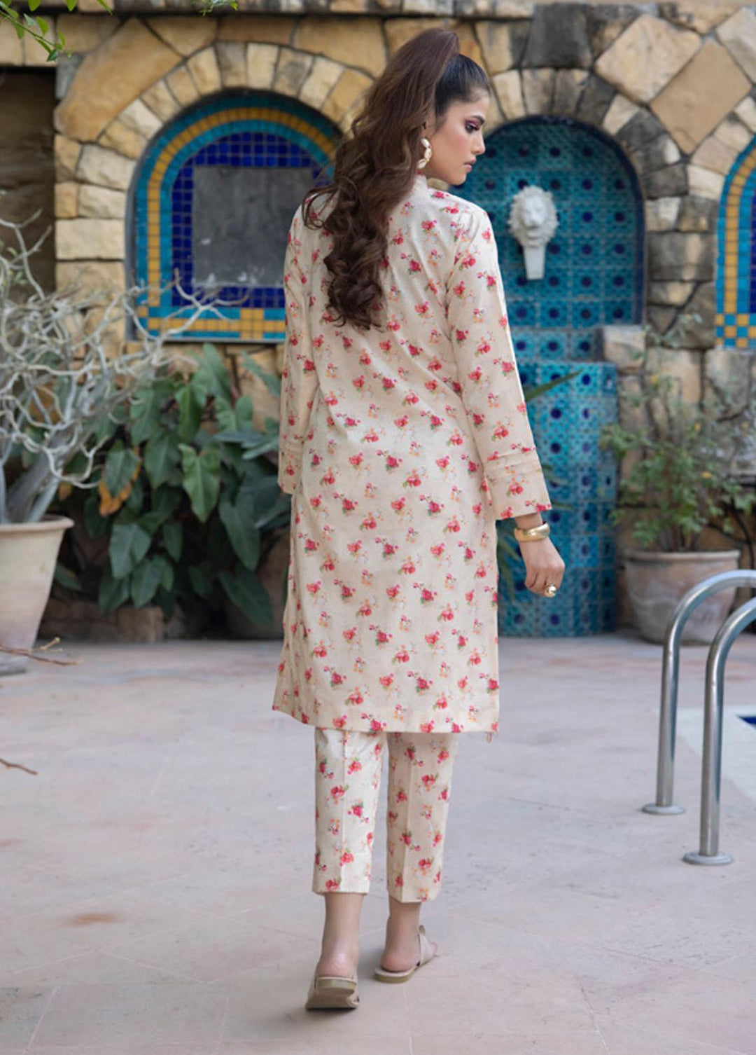 Identic Separates By Regalia Textiles Printed  Suits Unstitched 2 Piece RGT23I 17 - Summer Collection