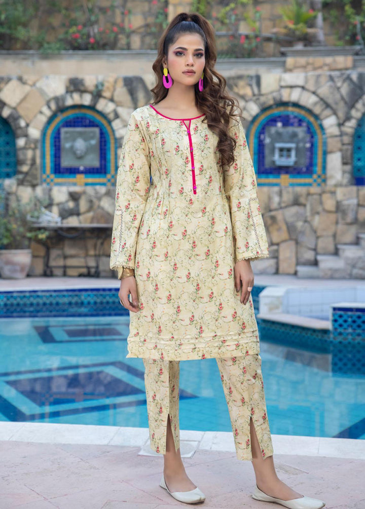 Identic Separates By Regalia Textiles Printed  Suits Unstitched 2 Piece RGT23I 19 - Summer Collection