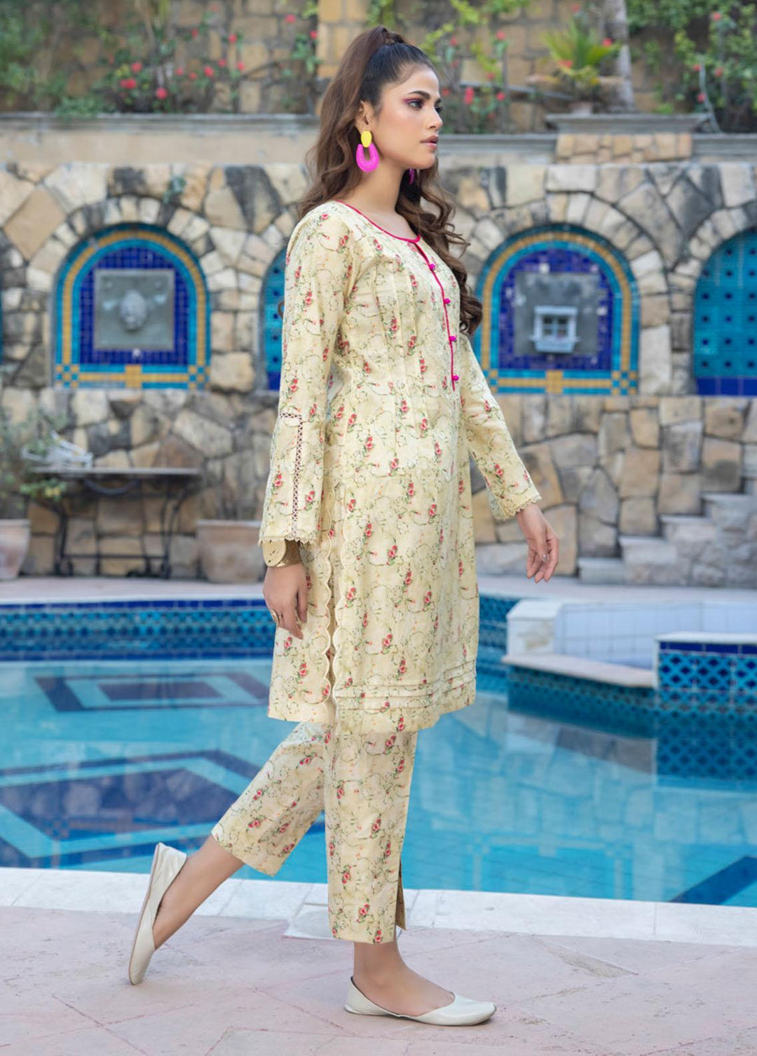 Identic Separates By Regalia Textiles Printed  Suits Unstitched 2 Piece RGT23I 19 - Summer Collection