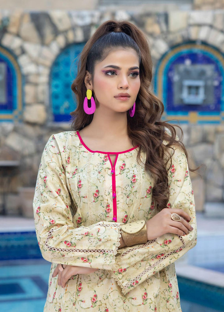 Identic Separates By Regalia Textiles Printed  Suits Unstitched 2 Piece RGT23I 19 - Summer Collection