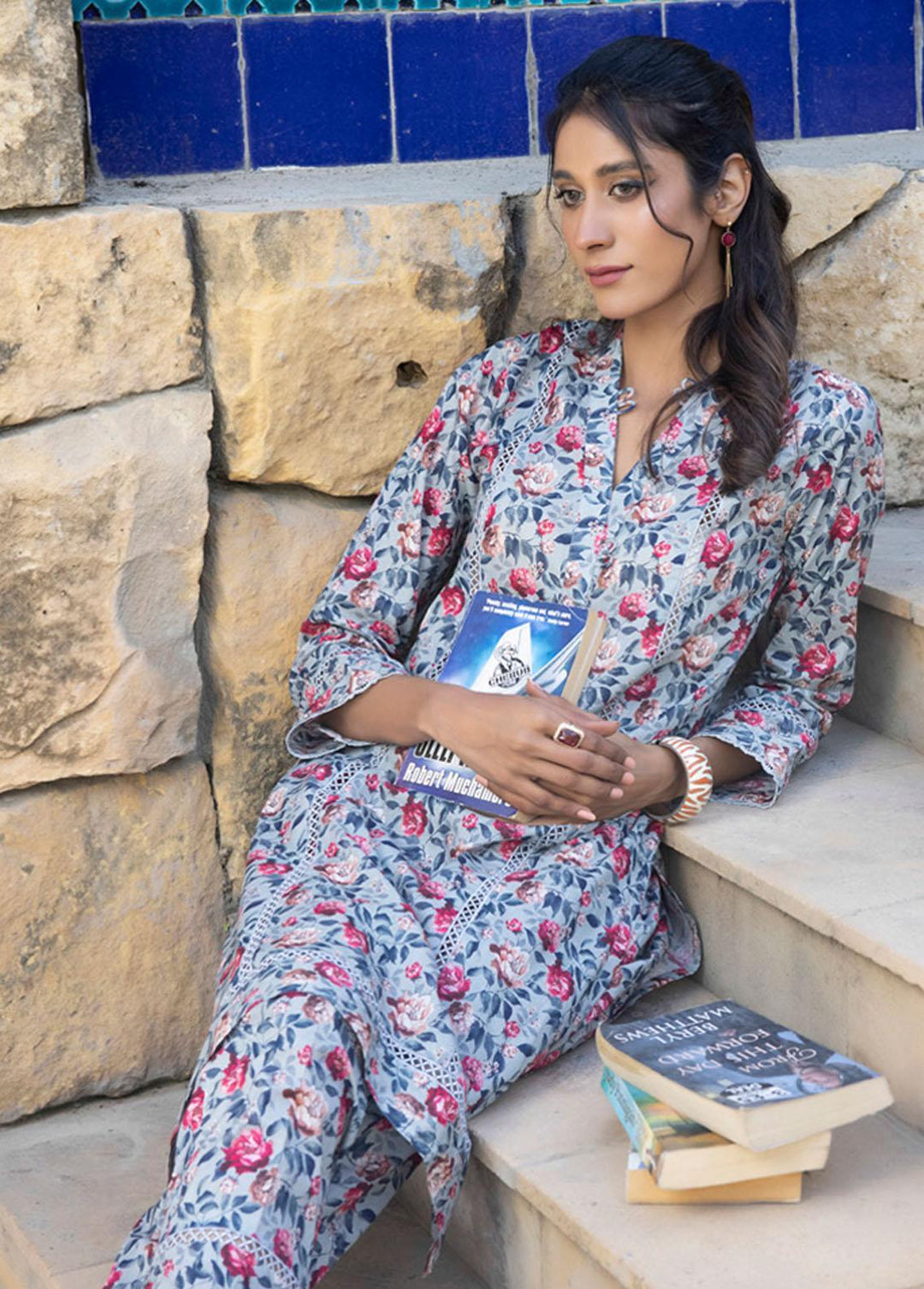 Identic Separates By Regalia Textiles Printed  Suits Unstitched 2 Piece RGT23I 03 - Summer Collection